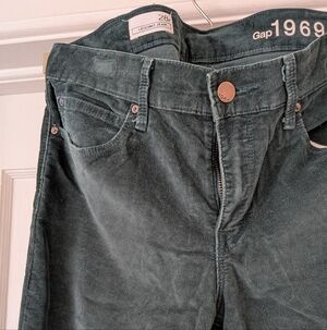 GAP 1969 Dark Green Corduroy Jeans